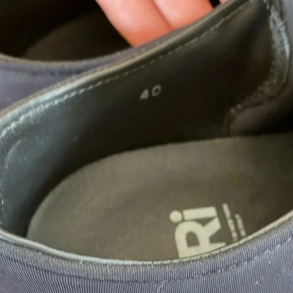 Iri black white red  platform track sneakers - Picture 3 of 8